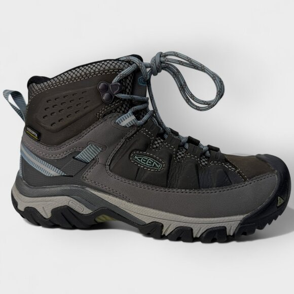 Keen Shoes - Keen Targhee III Mid WP Women’s Hiking Boot Magnet/Atlantic Blue Size 7